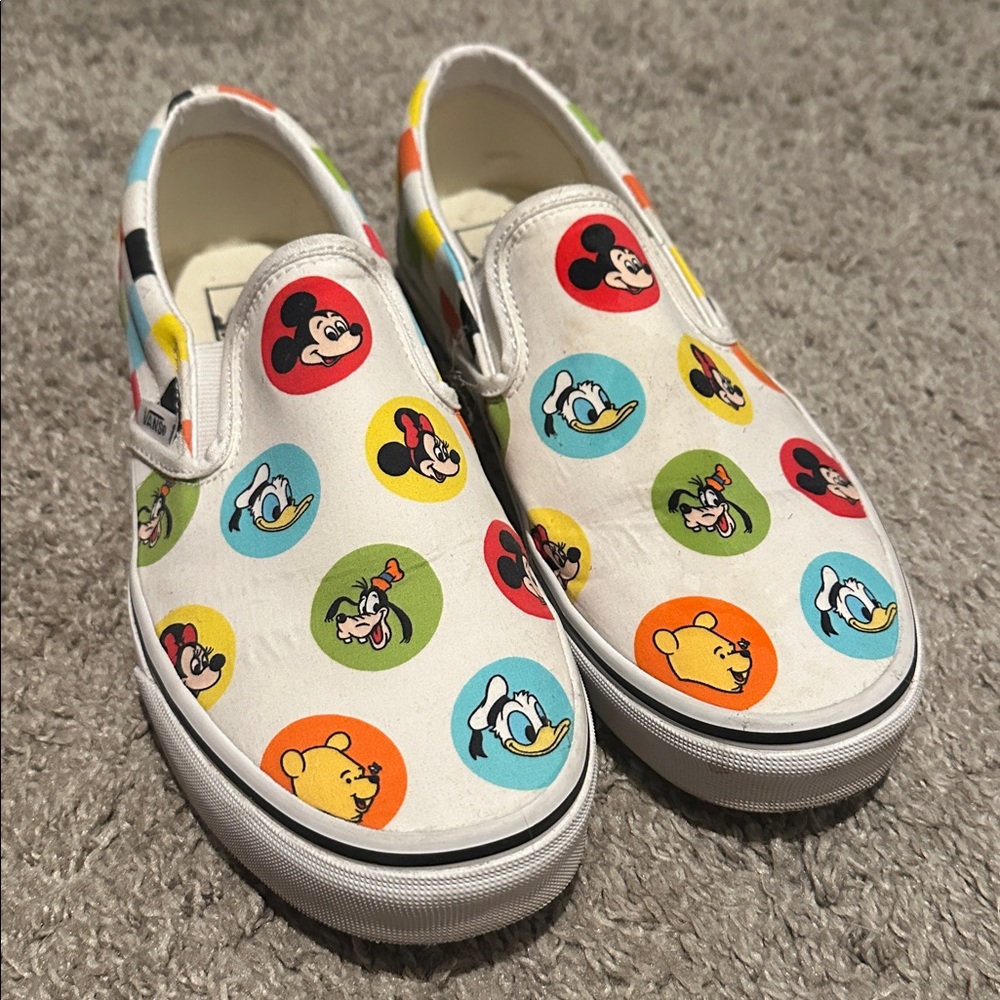 Vans Multicolor Disney 50th Slip-On Shoes